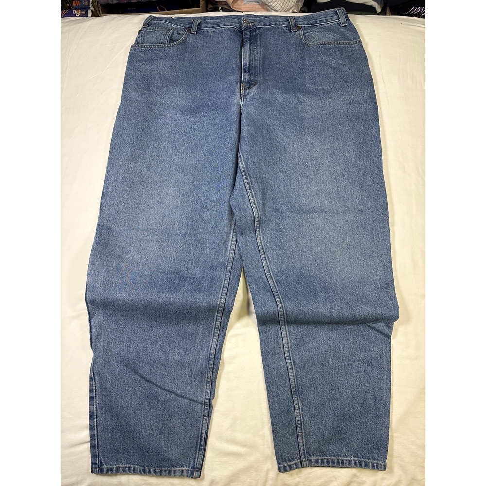 VTG 2001 Levis 560 Jeans Mens 42x32 Medium Wash Blue Loose Tapered Denim Y2K - Picture 1 of 16
